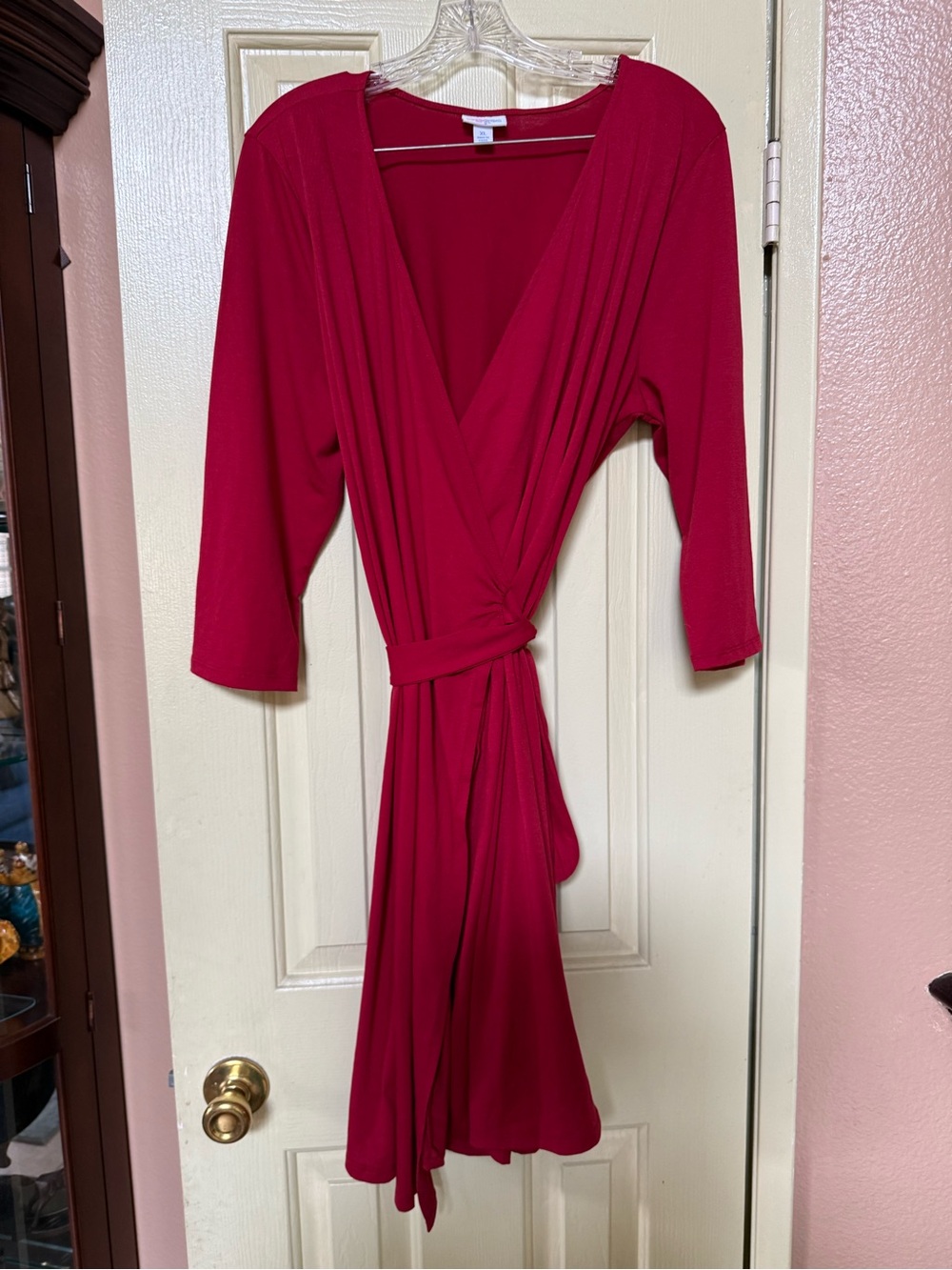 LuLaRoe Red Midi Wrap Dress